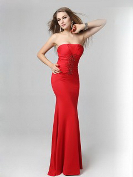 Robe rouge bustier