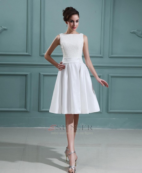 Robe blanche mariage simple