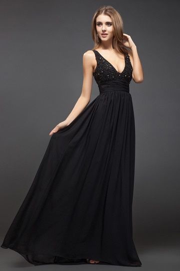 Robe longue noire invitee mariage robe-longue-noire-invitee-mariage-79_2