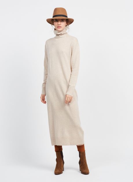 Robe en laine avec col roulé robe-en-laine-avec-col-roule-65_17