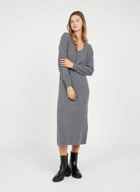 Robe en laine grise robe-en-laine-grise-82_2
