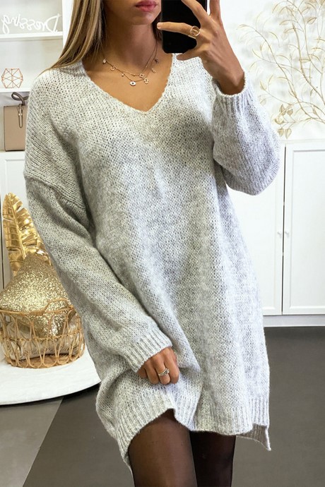 Robe en laine grise robe-en-laine-grise-82_6