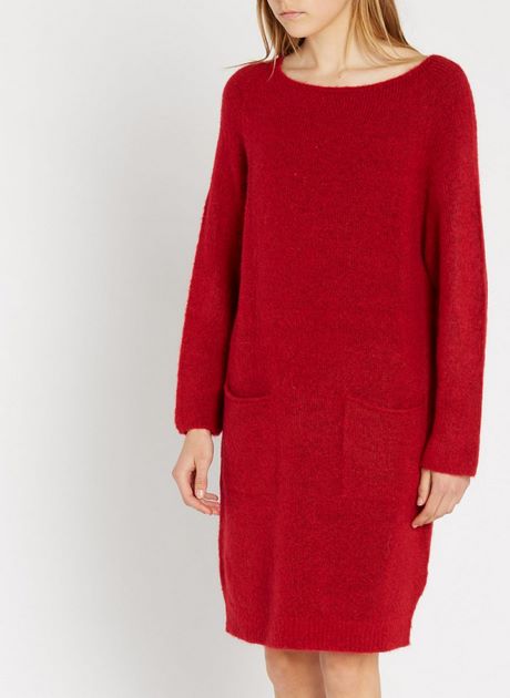 Robe en laine rouge robe-en-laine-rouge-95_14