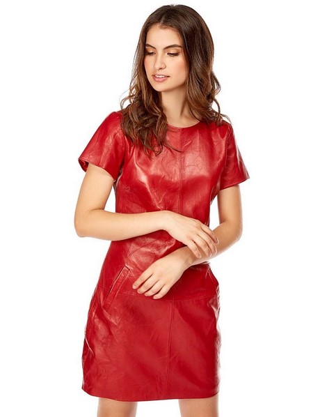 Robe faux cuir rouge robe-faux-cuir-rouge-94_15