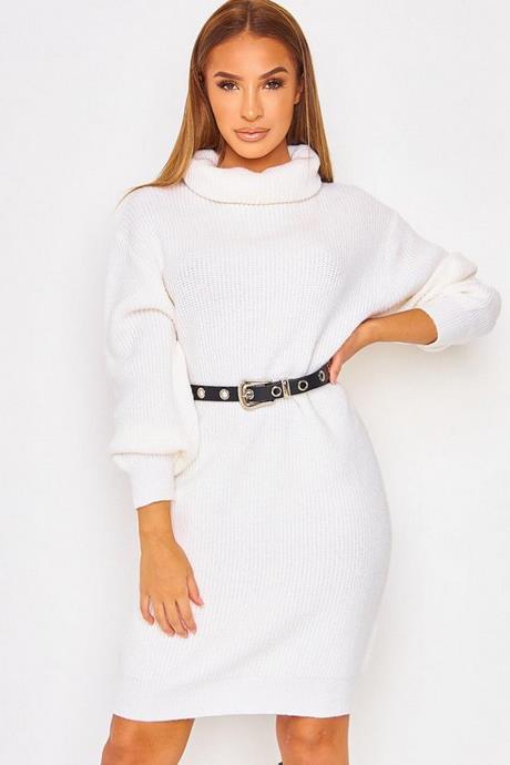 Robe pull col roulé blanche robe-pull-col-roule-blanche-45_13