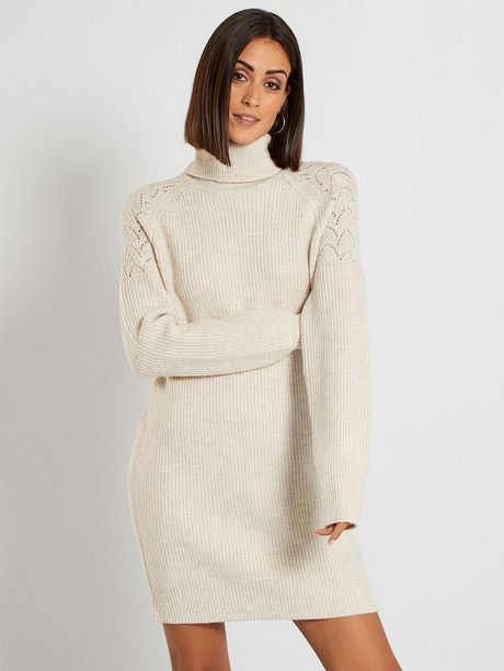 Robe pull col roulé blanche robe-pull-col-roule-blanche-45_8