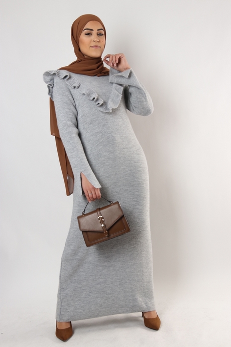 Robe pull gris chiné robe-pull-gris-chine-15
