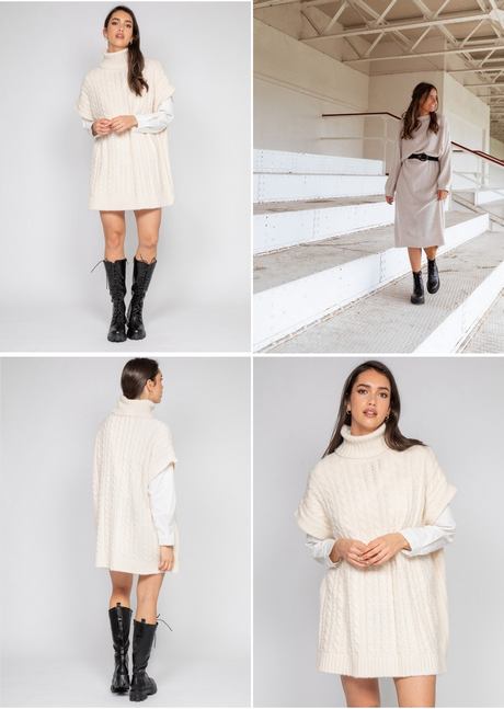 Pull robe maille