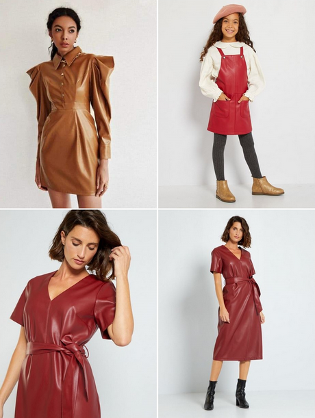 Robe en simili cuir rouge robe-en-simili-cuir-rouge-001