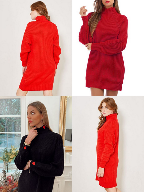 Robe pull laine rouge robe-pull-laine-rouge-001