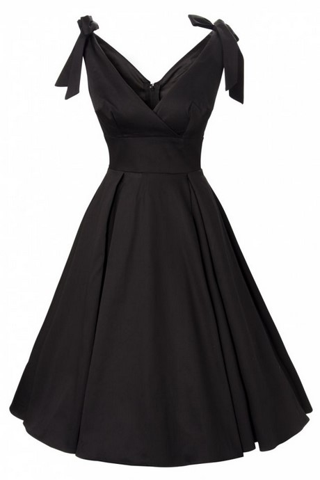 Robe année 50 noire robe-anne-50-noire-50