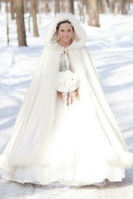 Robe de mariée civil hiver