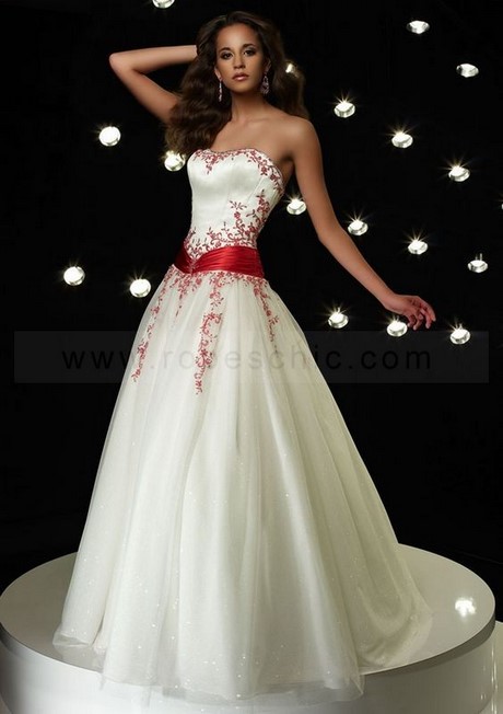 Robe de mariée rouge et blanche courte robe-de-marie-rouge-et-blanche-courte-84_15