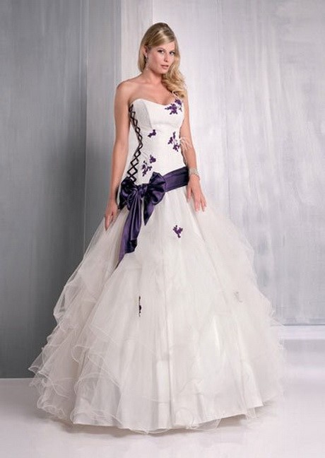 Robe de mariée violette robe-de-marie-violette-40