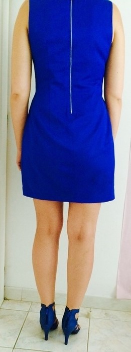 Robe droite bleu robe-droite-bleu-35