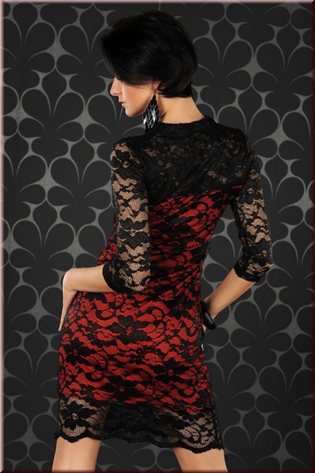 Robe rouge avec dentelle noire robe-rouge-avec-dentelle-noire-22_15