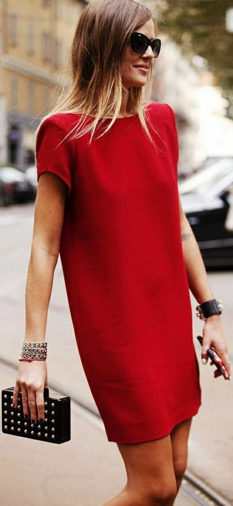 Robe rouge manches courtes robe-rouge-manches-courtes-12_12