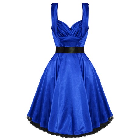 Robe vintage bleu
