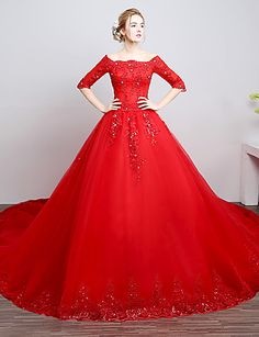 Robe de mariée rouge dentelle robe-de-marie-rouge-dentelle-84_11