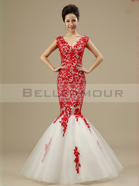 Robe de mariée rouge dentelle robe-de-marie-rouge-dentelle-84_9