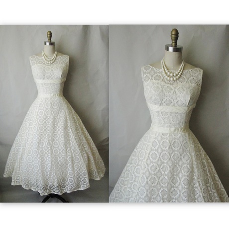Robe de mariée vintage année 50