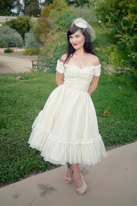 Robe de mariée vintage année 50