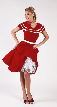 Robe pin up rouge robe-pin-up-rouge-83_11