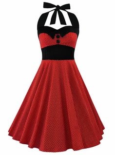 Robe pin up rouge robe-pin-up-rouge-83_12