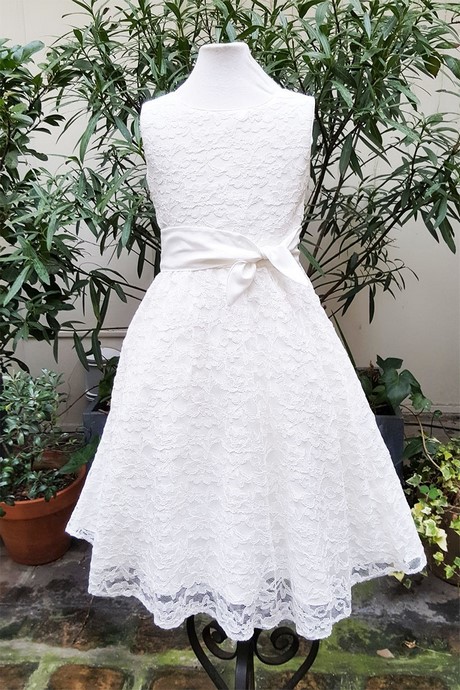 Communion robe blanche