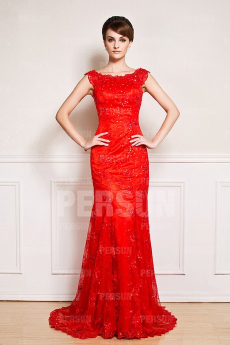 Robe de soirée pour mariage rouge robe-de-soiree-pour-mariage-rouge-68_12