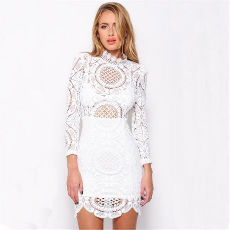 Robe blanche dentelle manches longues robe-blanche-dentelle-manches-longues-09