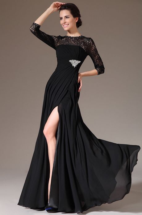 Robe de soirée noire longue dentelle robe-de-soiree-noire-longue-dentelle-86_15