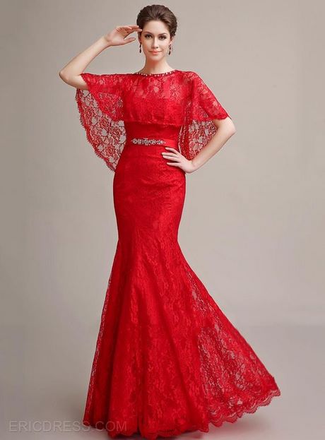 Robe longue en dentelle rouge robe-longue-en-dentelle-rouge-15_9