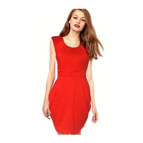 Robe rouge manche courte robe-rouge-manche-courte-25_3