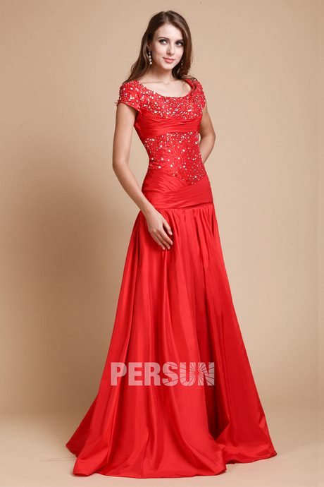 Robe soire rouge robe-soire-rouge-60_12