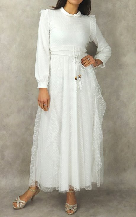 Robe blanche habille