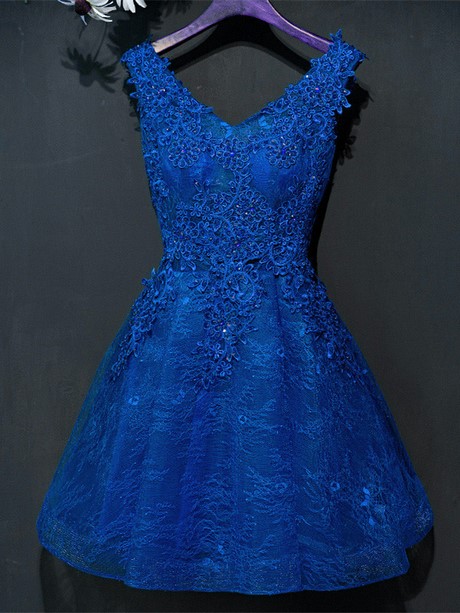 Robe courte bleu royal robe-courte-bleu-royal-14_9