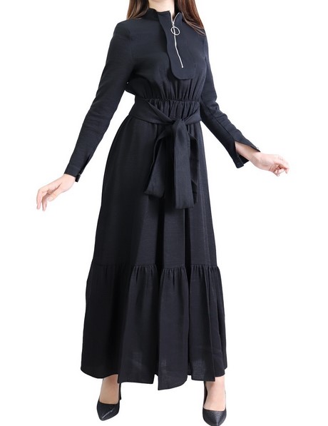 Robe noir avec ceinture robe-noir-avec-ceinture-51_6