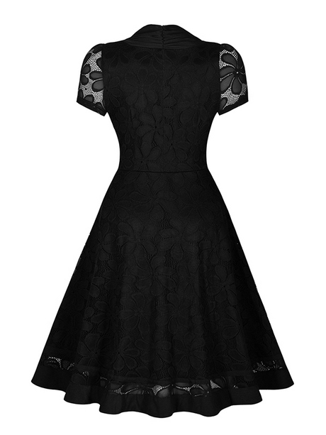 Robe noire avec manches courtes robe-noire-avec-manches-courtes-56_11