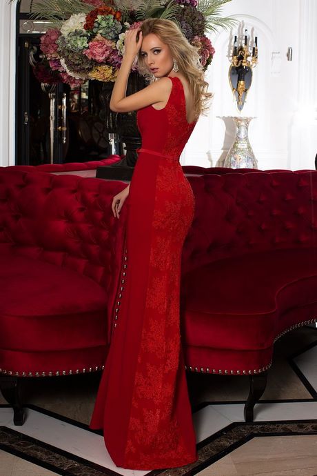 Robe longue cocktail rouge robe-longue-cocktail-rouge-80_8