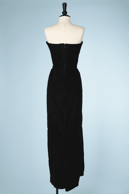 Robe noire longue bustier robe-noire-longue-bustier-99