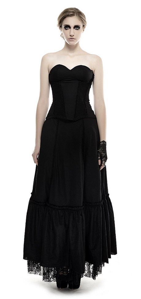 Robe noire longue bustier robe-noire-longue-bustier-99_2