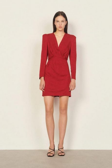 Sandro robe rouge sandro-robe-rouge-47_11