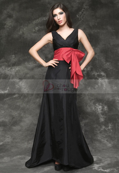 Robe de soirée noire et rouge robe-de-soire-noire-et-rouge-34_6
