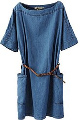 Robe tunique en jean