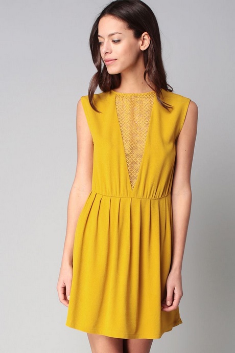 Robe jaune habillée robe-jaune-habille-88_6