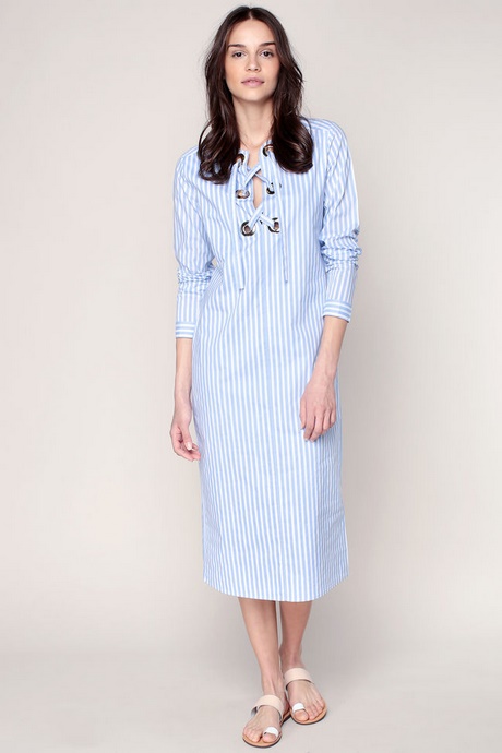 Robe longue rayée bleu et blanc robe-longue-raye-bleu-et-blanc-77_13