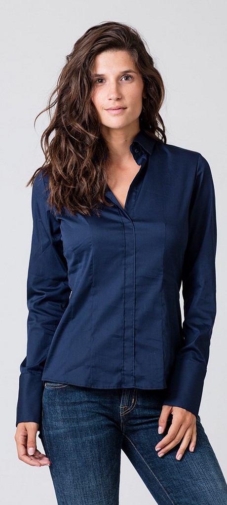 Chemise bleu marine femme chemise-bleu-marine-femme-74_14