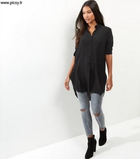 Chemise longue noir femme chemise-longue-noir-femme-63_16