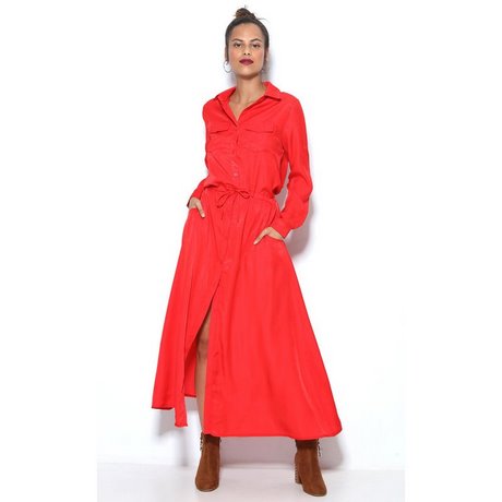 Chemise longue rouge femme chemise-longue-rouge-femme-49_14